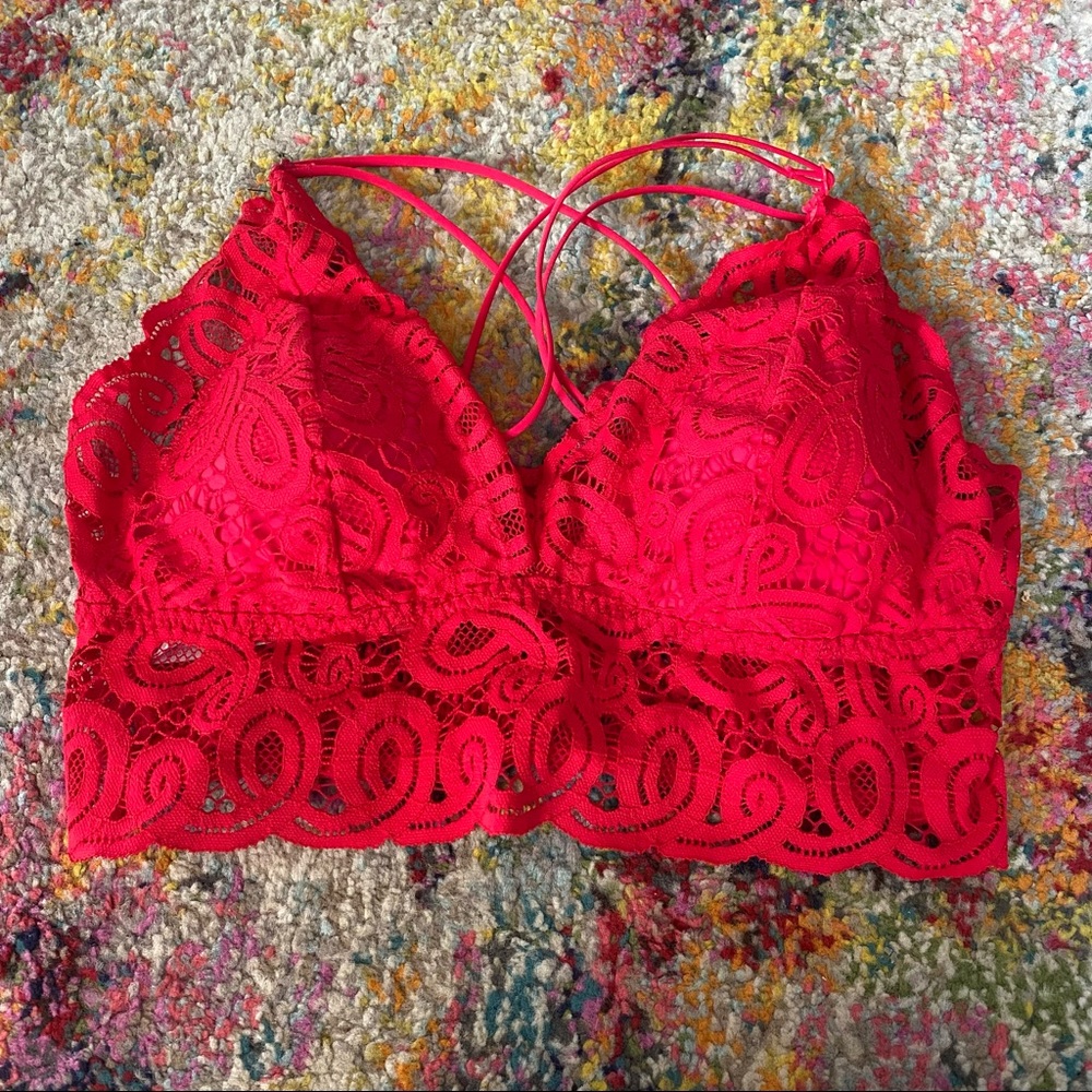 Pink Victoria secret bralette L
